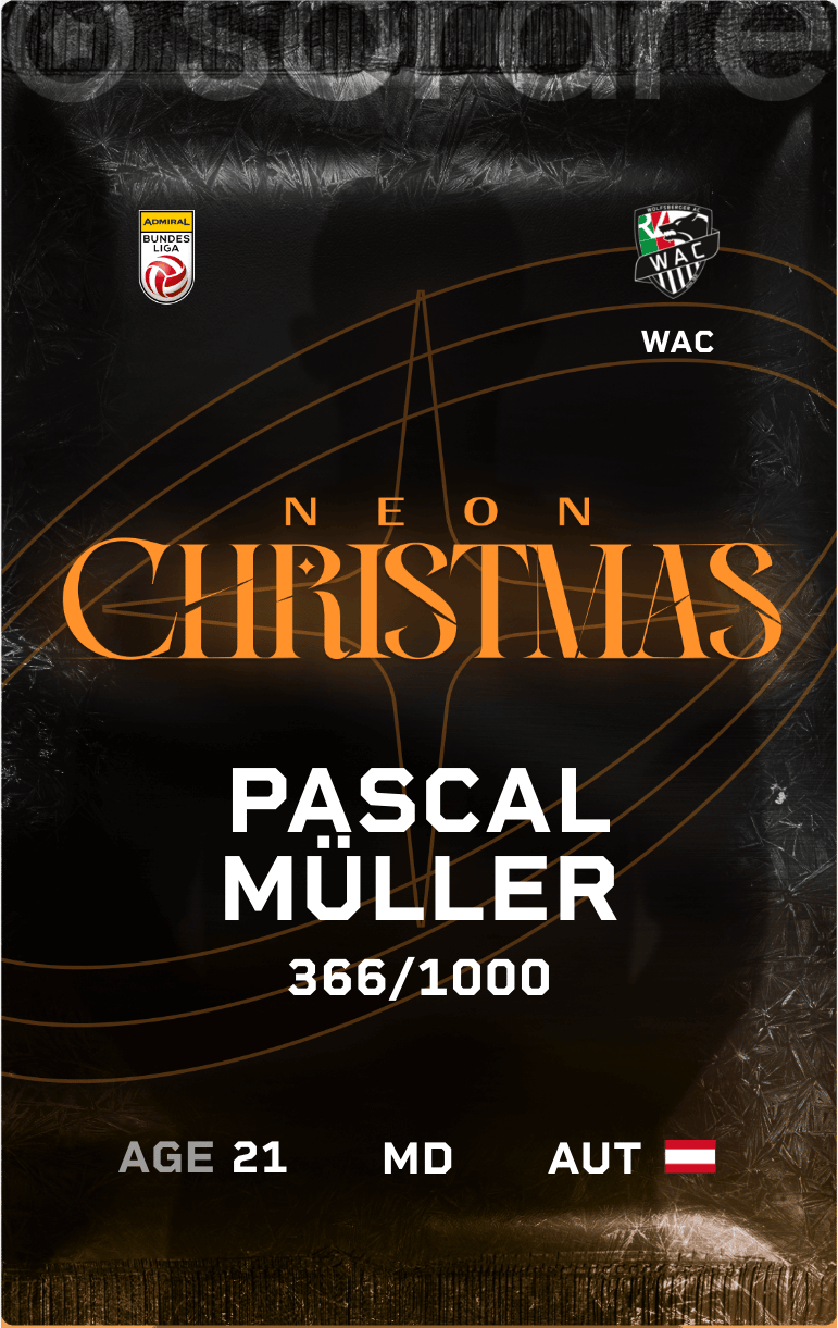 Pascal Müller 2024-25 • Limited 366/1000