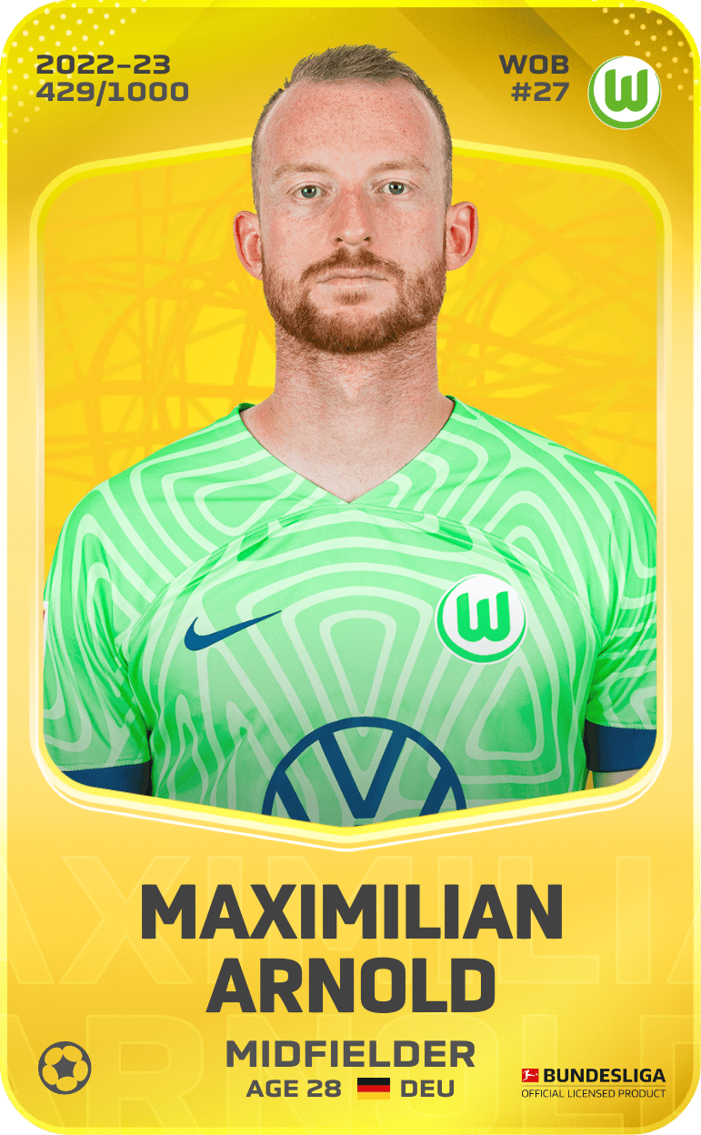 Maximilian Arnold 2022-23 • Limited 429/1000