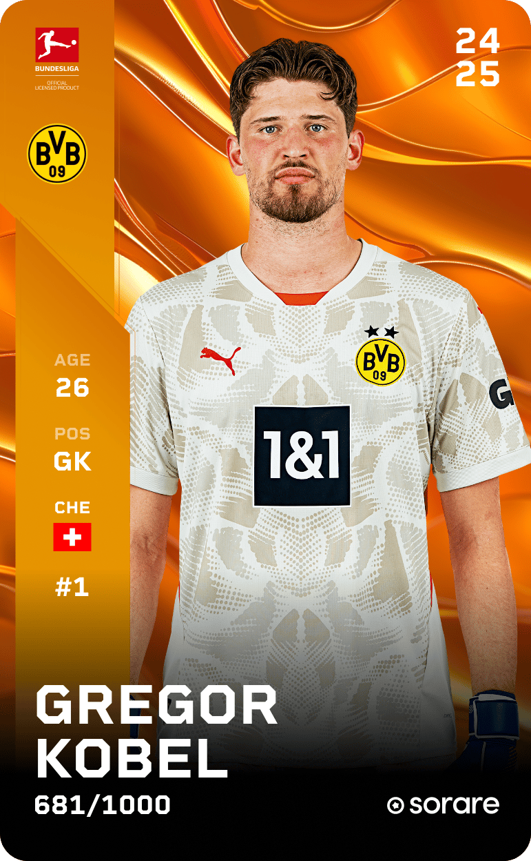 Gregor Kobel 2024-25 • Limited 681/1000