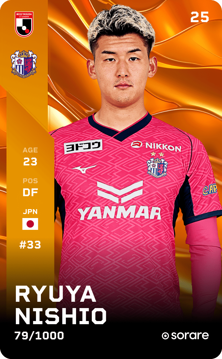 Ryuya Nishio 2025-26 • Limited 79/1000