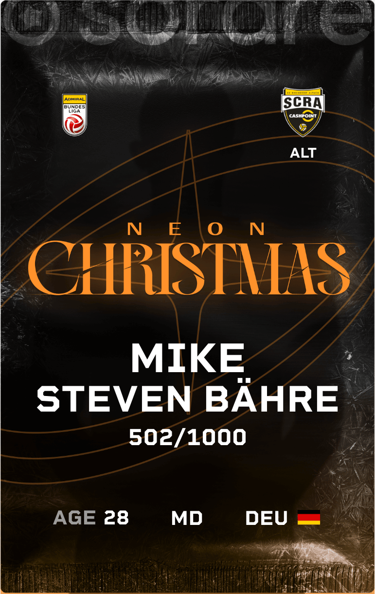 Mike Steven Bähre 2024-25 • Limited 502/1000