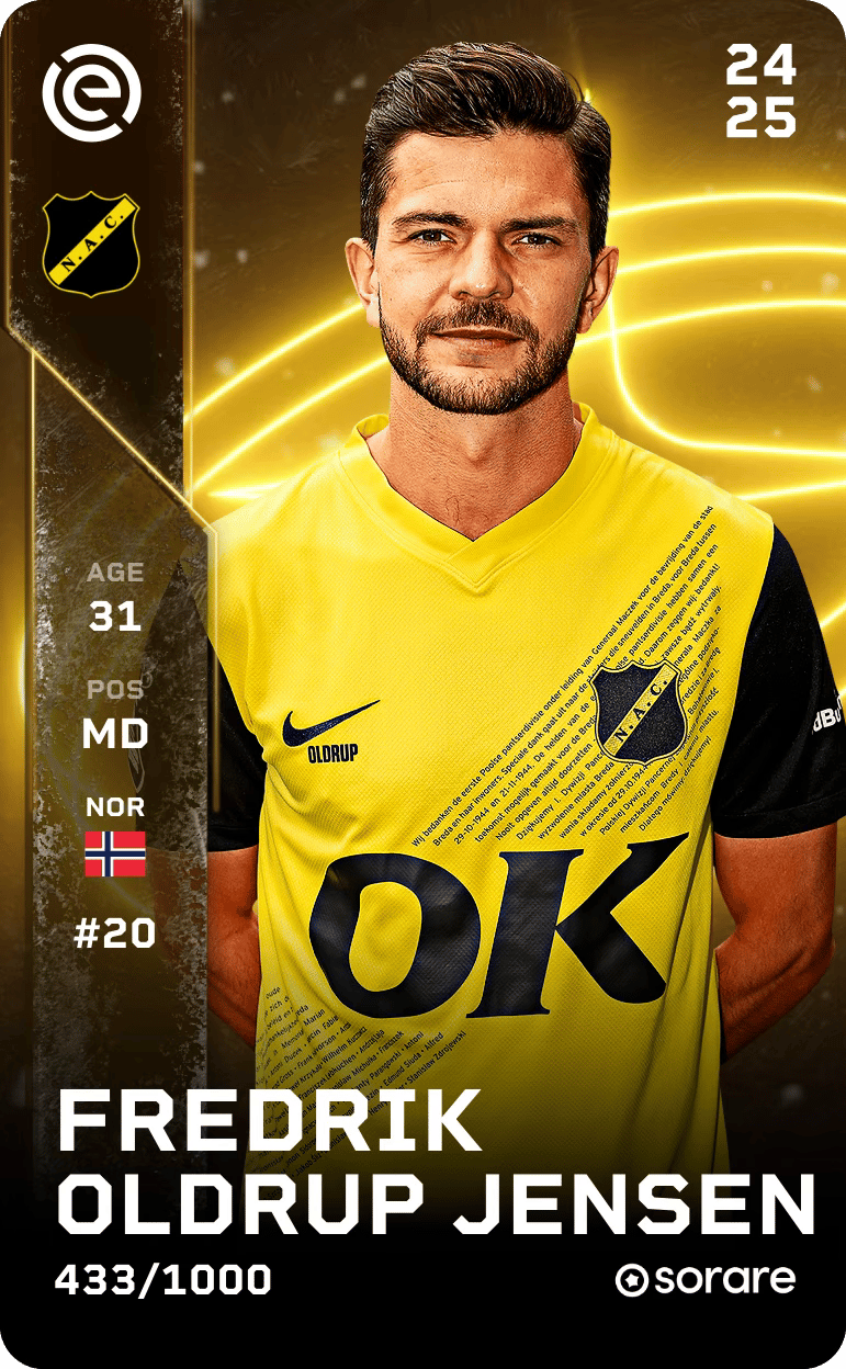 Fredrik Oldrup Jensen 2024-25 • Limited 433/1000