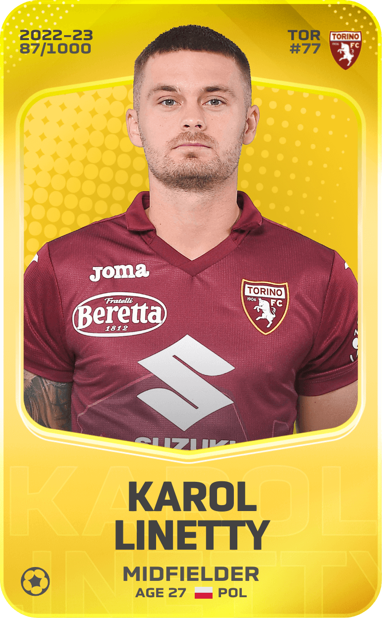Karol Linetty 2022-23 • Limited 87/1000
