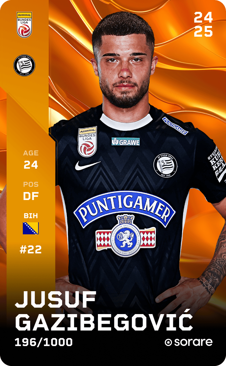 Jusuf Gazibegović 2024-25 • Limited 196/1000