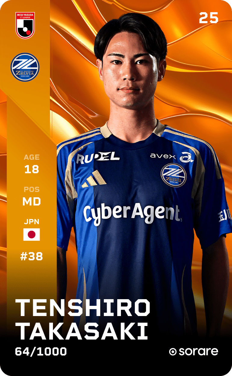 Tenshiro Takasaki 2025-26 • Limited 64/1000