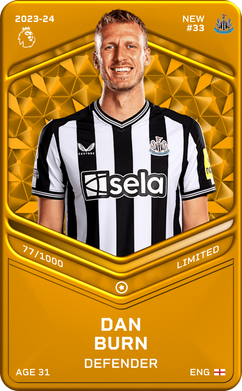 Dan Burn 2023-24 • Limited 77/1000