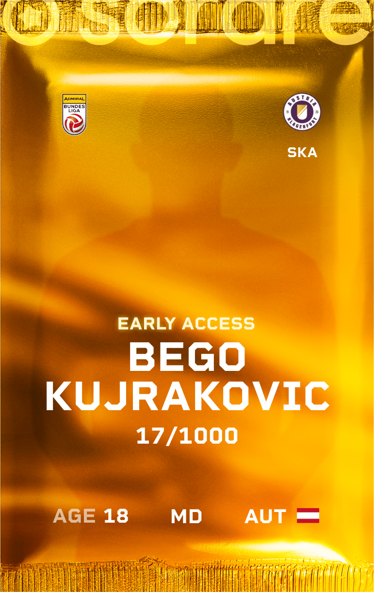 Bego Kujrakovic 2024-25 • Limited 17/1000