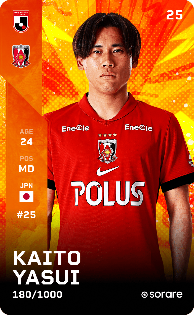 Kaito Yasui 2025-26 • Limited 180/1000