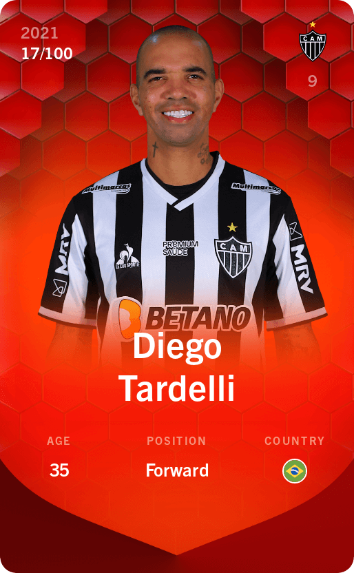 Diego Tardelli 2021 22 Rare 17 100