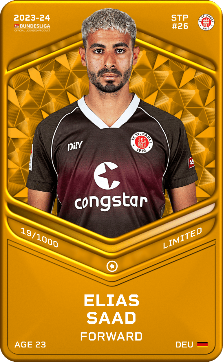Elias Saad 2023-24 • Limited 19/1000