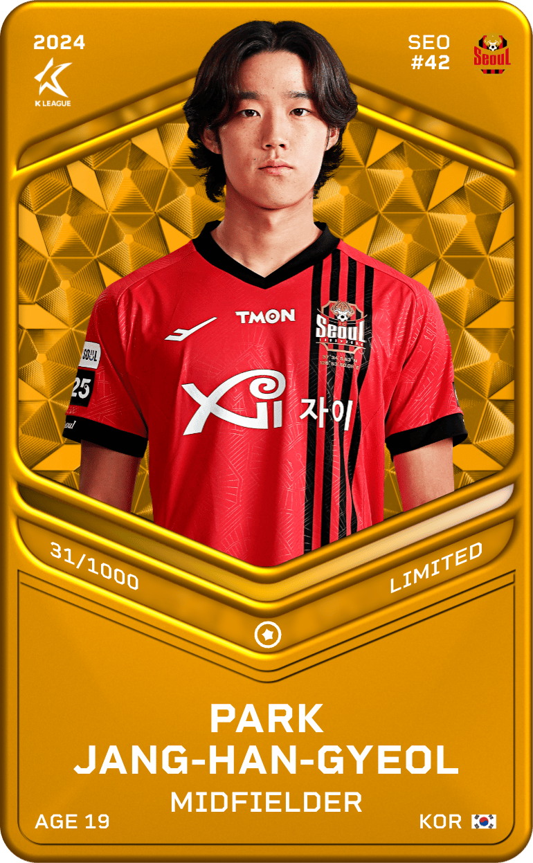 Park Jang Han-Gyeol 2024-25 • Limited 31/1000