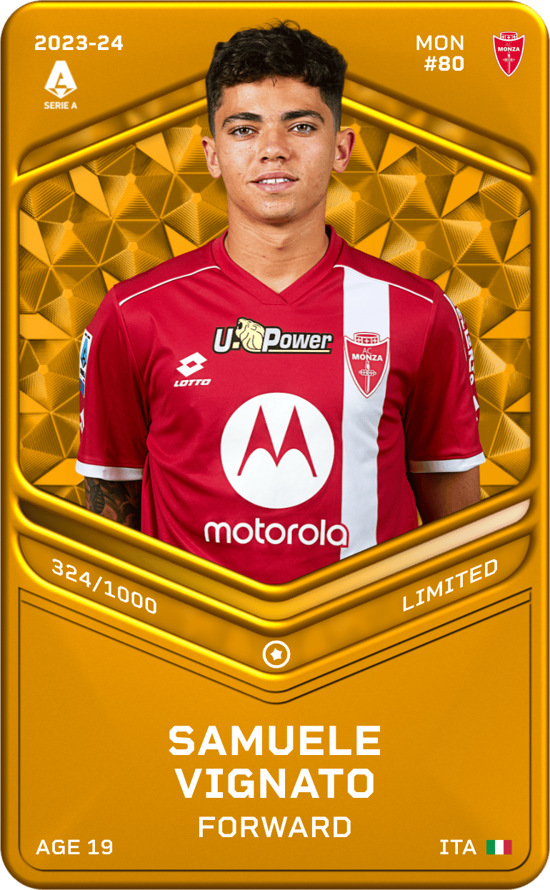 Samuele Vignato 2023-24 • Limited 324/1000