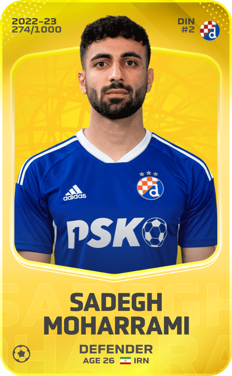Sadegh Moharrami 2022-23 • Limited 274/1000
