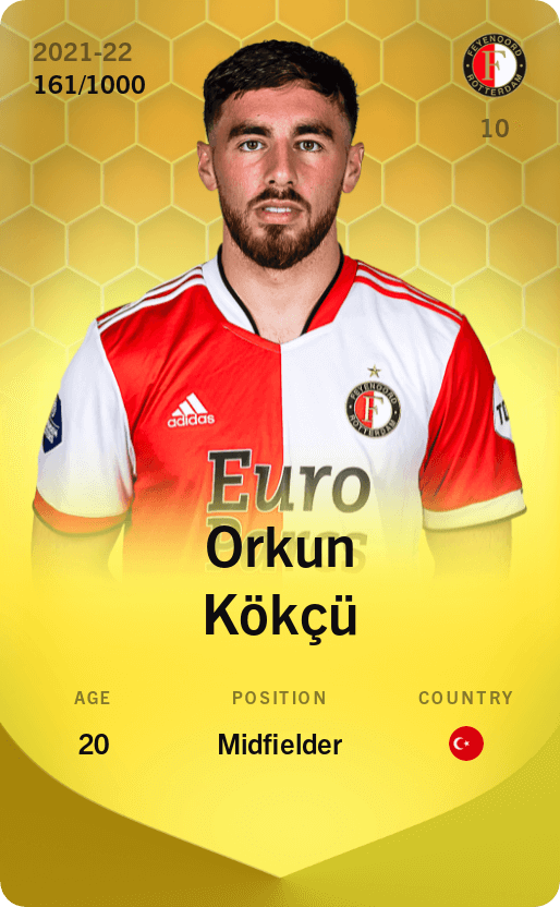 Orkun Kökçü 2021-22 • Limited 161/1000