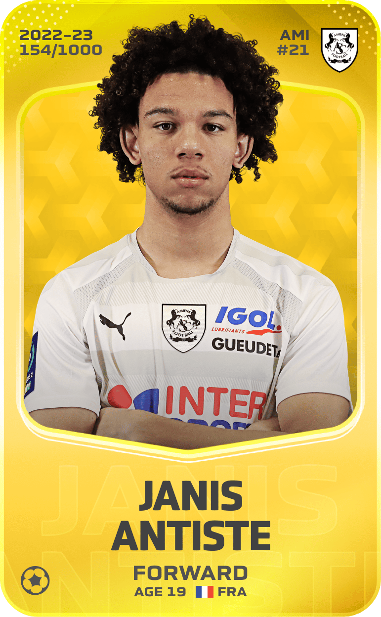 Janis Antiste 2022-23 • Limited 154/1000