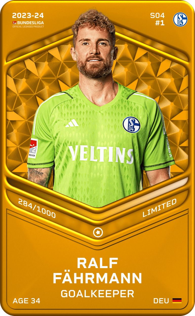 Ralf Fährmann 2023-24 • Limited 284/1000