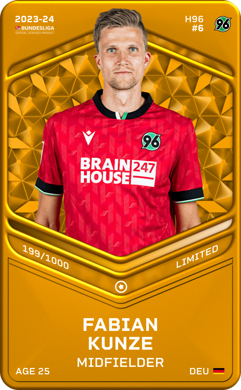 Fabian Kunze 2023-24 • Limited 199/1000