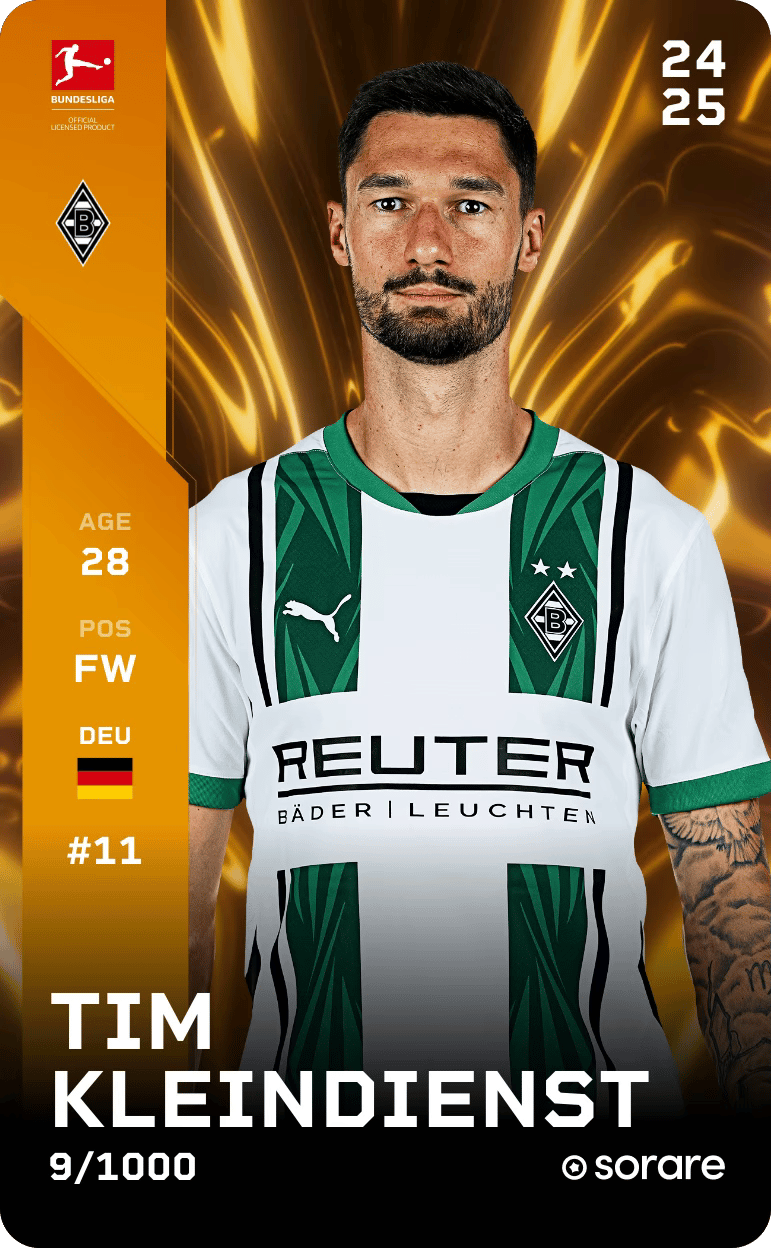 Tim Kleindienst 2024-25 • Limited 9/1000