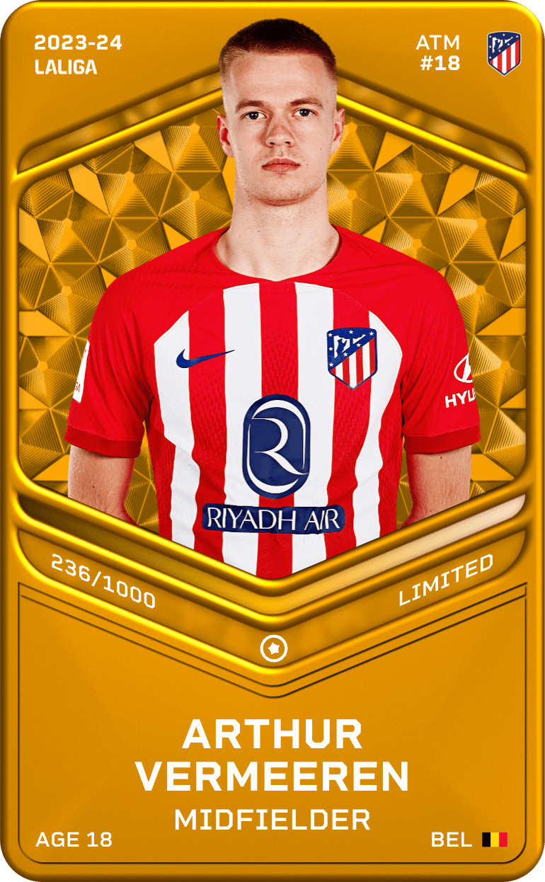 Arthur Vermeeren 2023-24 • Limited 236/1000