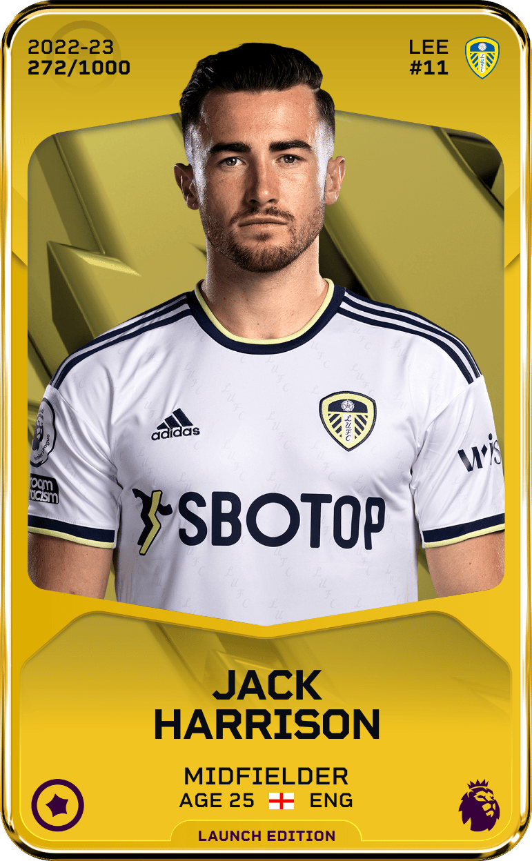 Jack Harrison 2022-23 • Limited 272/1000