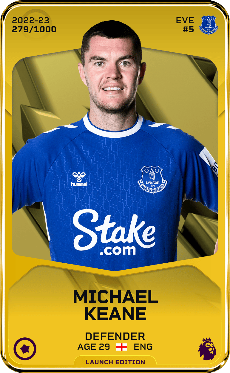 Michael Keane 2022-23 • Limited 279/1000