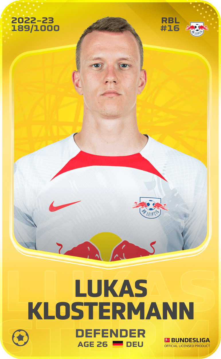Lukas Klostermann 2022-23 • Limited 189/1000