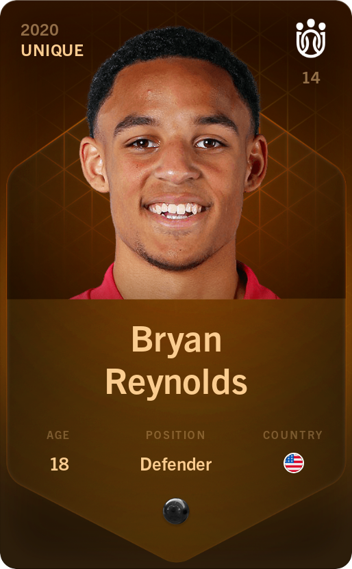 Sorare - Sorare Official - Bryan Reynolds 2020-21 • Unique - NFT # 11563047814841403444118835495609210699572617783785198507245401005183381733142
