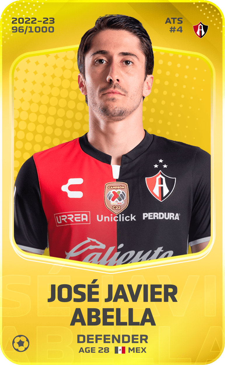 José Javier Abella 2022-23 • Limited 96/1000