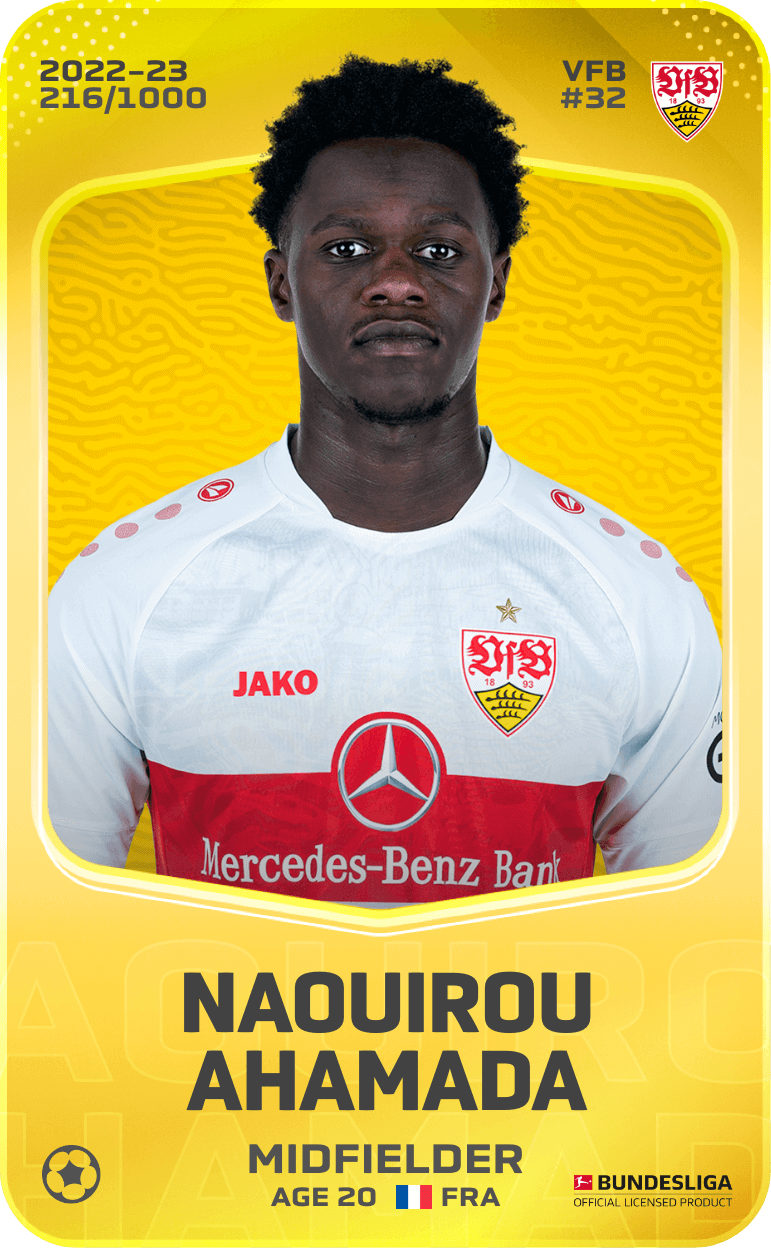 Naouirou Ahamada 2022-23 • Limited 216/1000