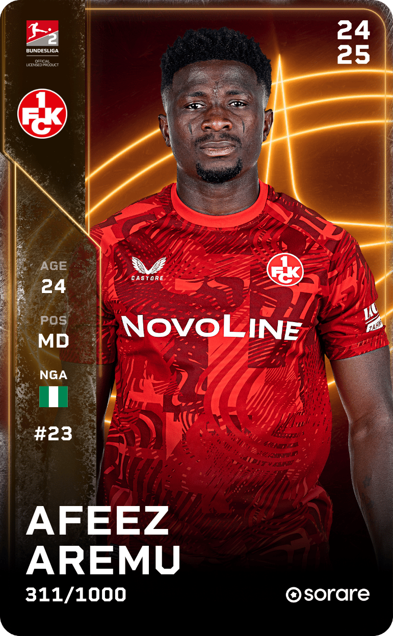 Afeez Aremu 2024-25 • Limited 311/1000