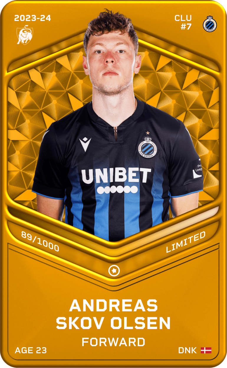 Andreas Skov Olsen 2023-24 • Limited 89/1000
