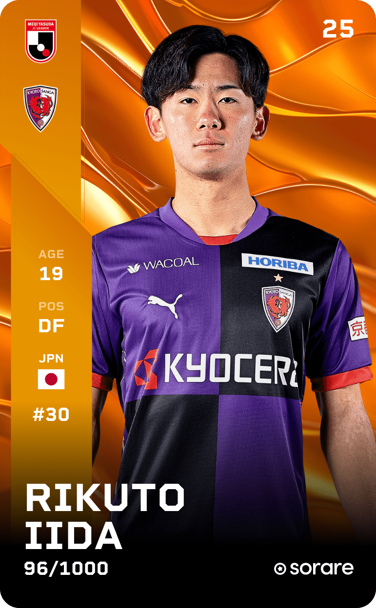 Rikuto Iida 2025-26 • Limited 96/1000
