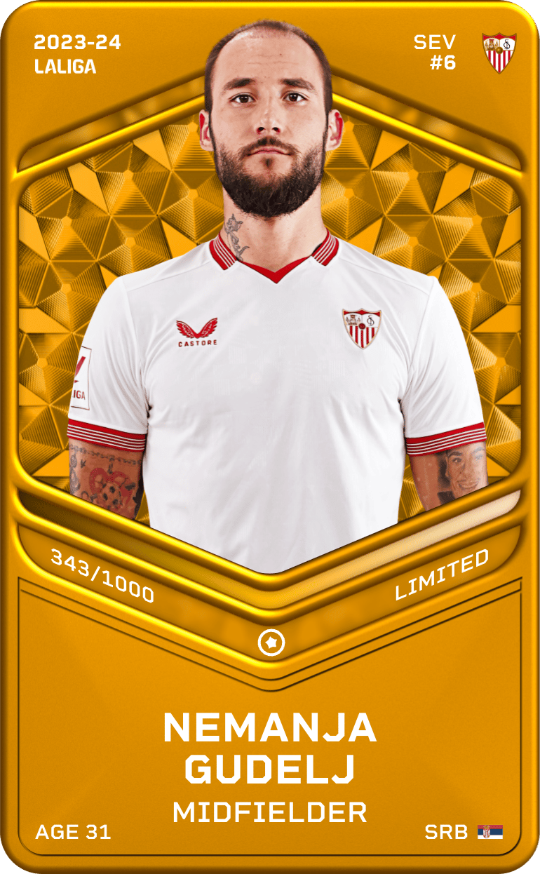 Nemanja Gudelj 2023-24 • Limited 343/1000