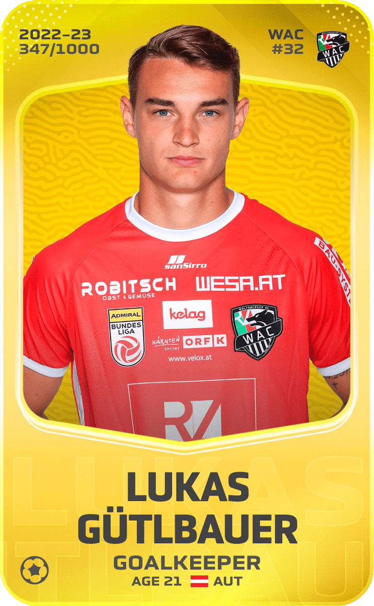Lukas Gütlbauer 2022-23 • Limited 347/1000