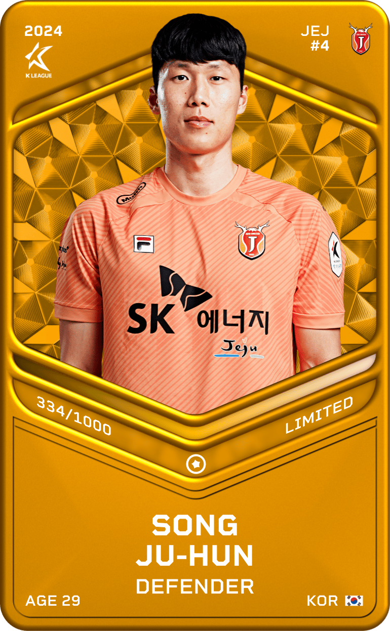 Song Ju-Hun 2024-25 • Limited 334/1000