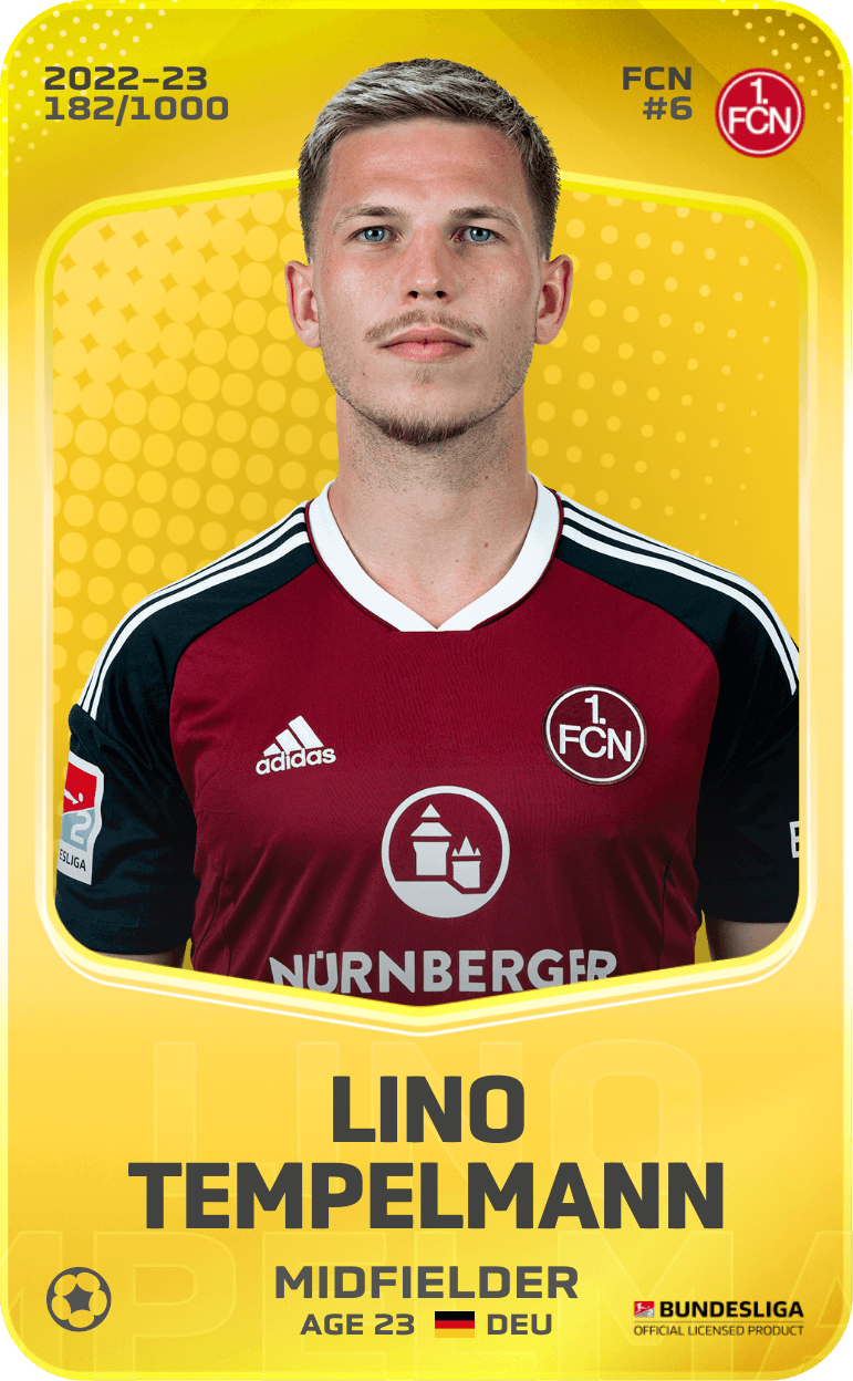 Lino Tempelmann 2022-23 • Limited 182/1000