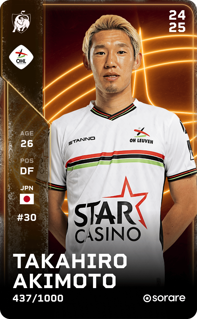Takahiro Akimoto 2024-25 • Limited 437/1000