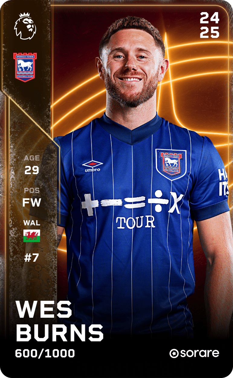 Wesley Burns 2024-25 • Limited 600/1000