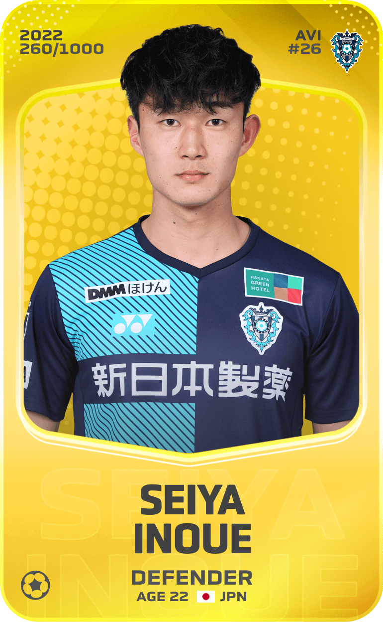 Seiya Inoue 2022-23 • Limited 260/1000