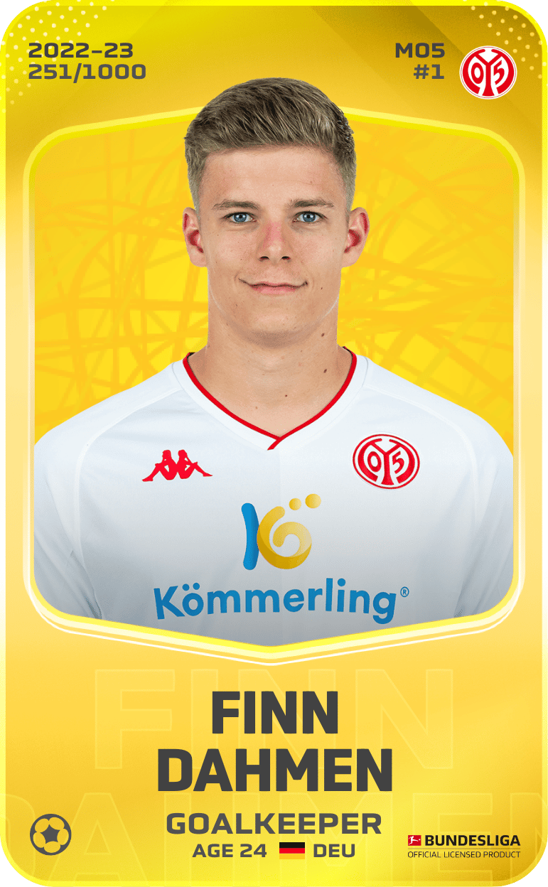 Finn Dahmen 2022-23 • Limited 251/1000