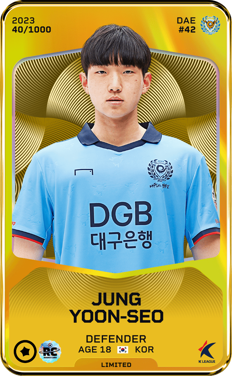 Jung Yoon-Seo 2023-24 • Limited 40/1000