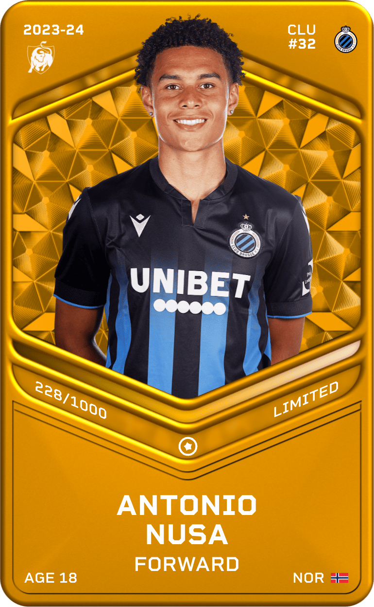 Antonio Nusa 2023-24 • Limited 228/1000