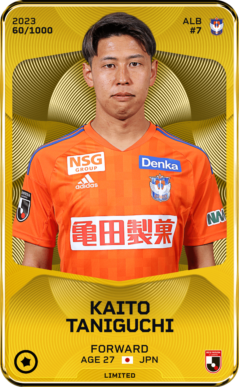 Kaito Taniguchi 2023-24 • Limited 60/1000
