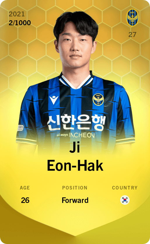 Ji Eon-Hak 2021-22 • Limited 2/1000
