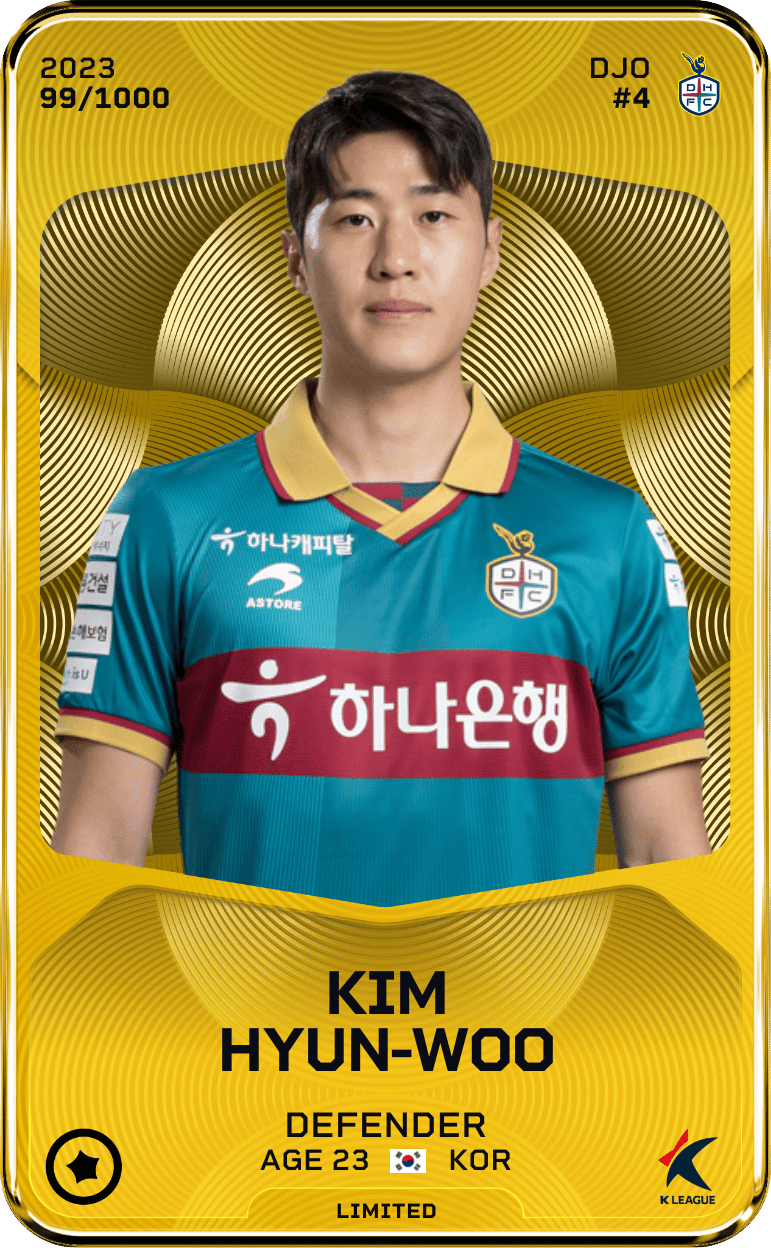 Kim Hyun-Woo 2023-24 • Limited 99/1000