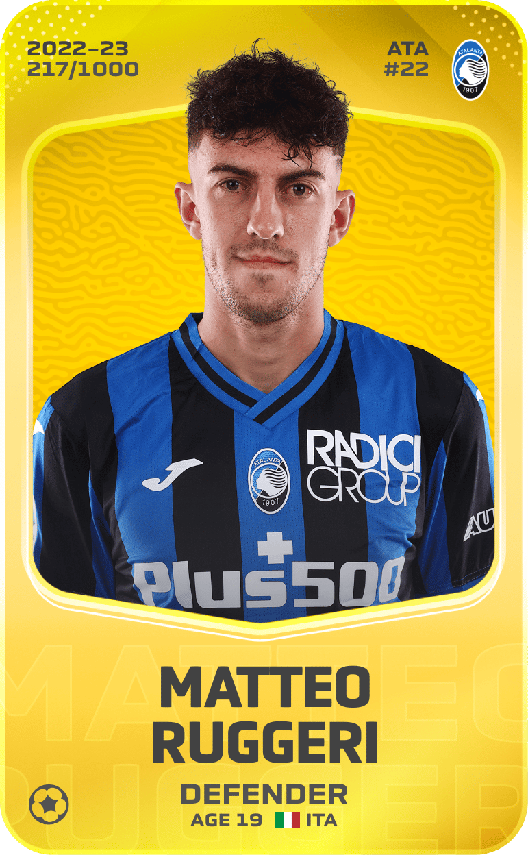 Matteo Ruggeri 2022-23 • Limited 217/1000