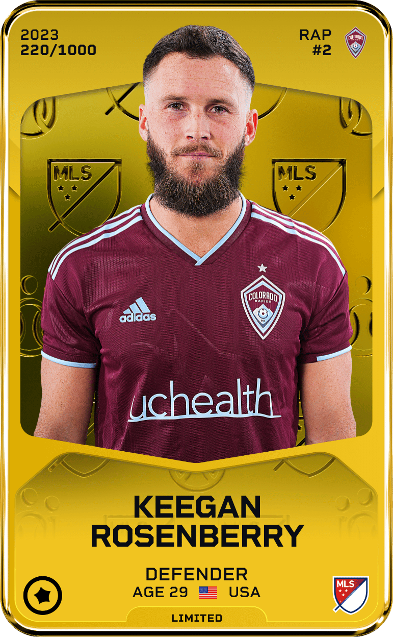 Keegan Rosenberry 2023-24 • Limited 220/1000