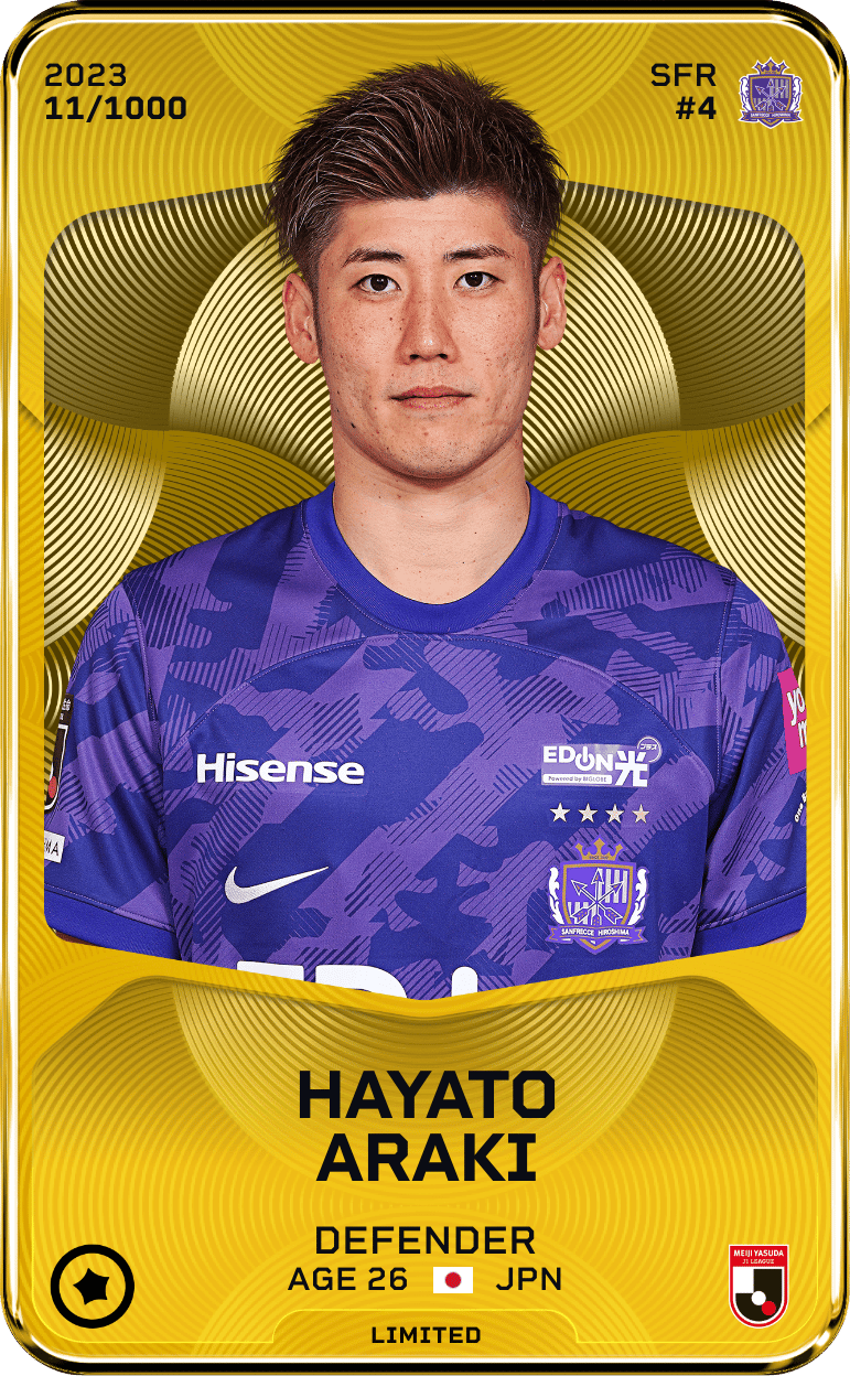 Hayato Araki 2023-24 • Limited 11/1000