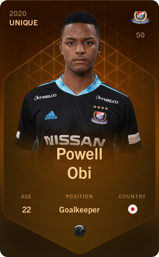 Sorare - Sorare Official - Powell Obi 2020-21 • Unique - NFT # 108198784482401398553888620844198829217074445528195300949987852987201124512560