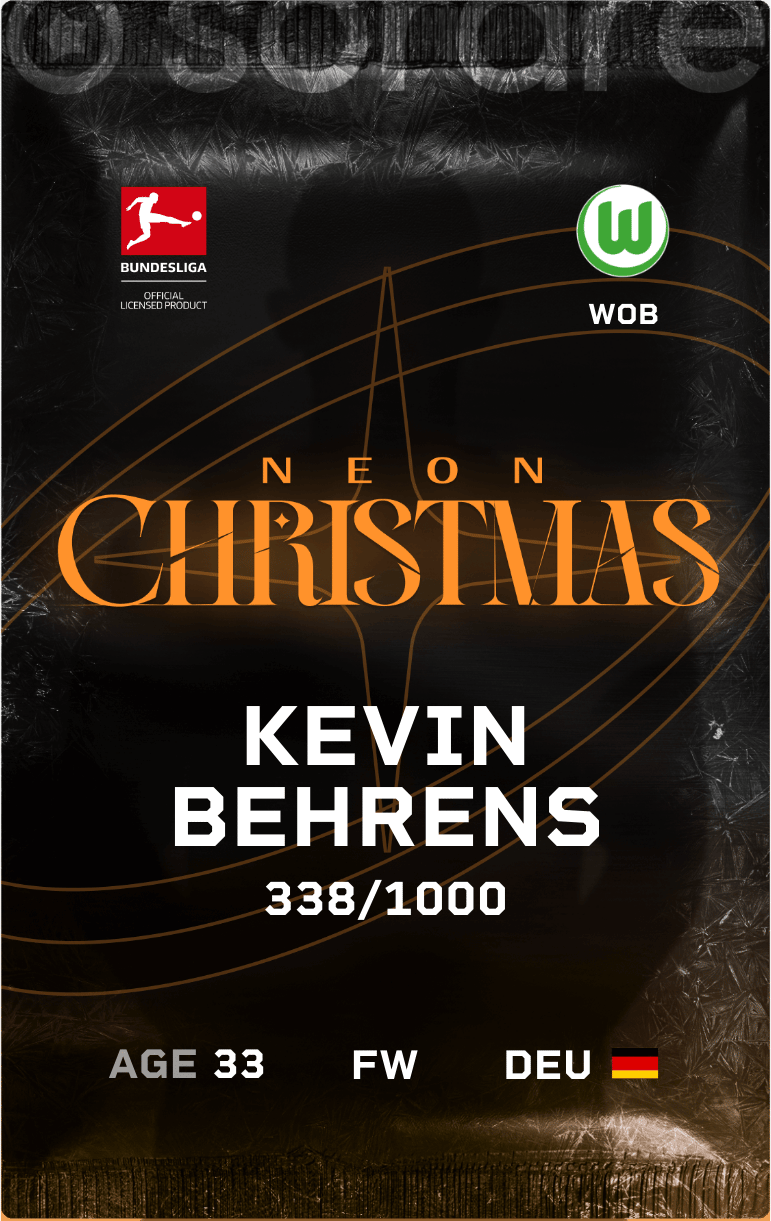 Kevin Behrens 2024-25 • Limited 338/1000